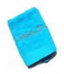 B50100.101.AQ Handdoek aqua met 1 tekstlijn