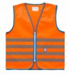 WOWFJOR1SNA Fun jacket oranje S met naam en afbeelding